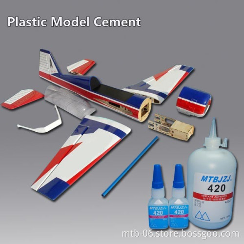 Cyanoacrylate Adhesive for Plastic Model Assembling